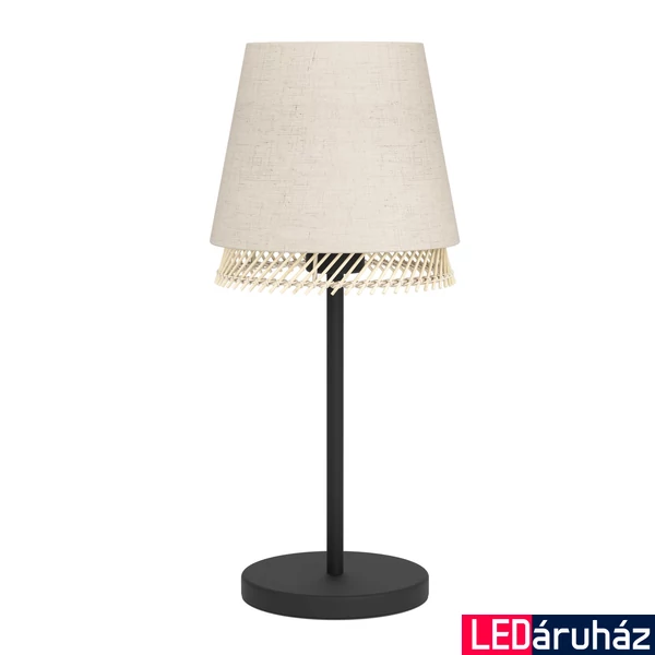 Eglo 43977 Tabley asztali lámpa, fekete, E27 foglalattal, max. 1x40W, IP20