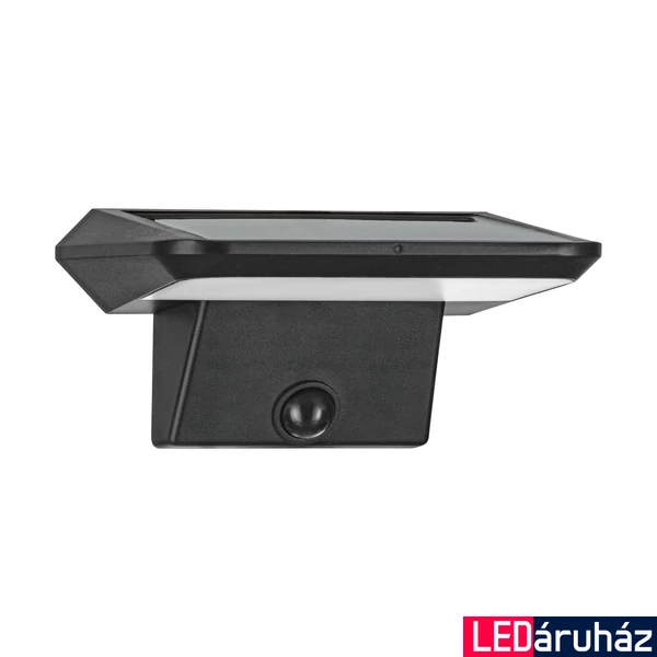 Eglo 48944 Porrassa kültéri fali lámpa, szolár, fekete, 800 lm, 6500K hidegfehér, SOLAR-beépített LED, 40x0,5W, IP44