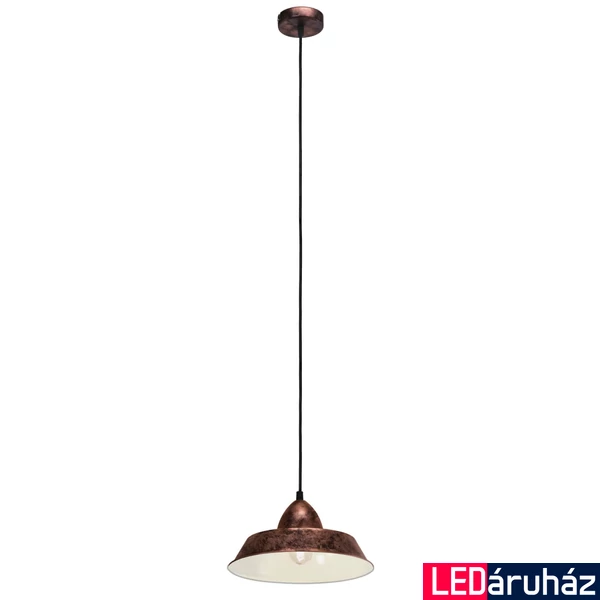 Eglo 49243 Auckland 1 ágú függeszték, réz, E27 foglalattal, max. 1x60W, IP20