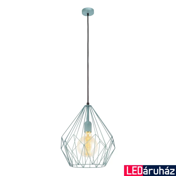 Eglo 49259 Carlton 1 ágú függeszték, menta, E27 foglalattal, max. 1x60W, IP20