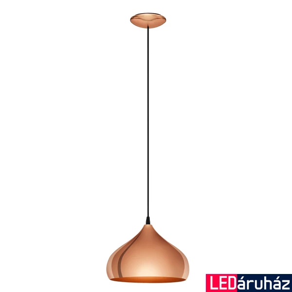 Eglo 49449 Hapton 1 ágú függeszték, réz, E27 foglalattal, max. 1x60W, IP20