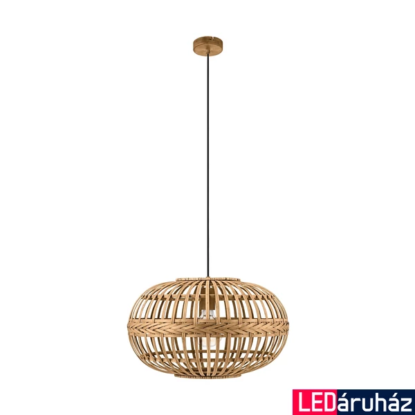 Eglo 49771 Amsfield 1 ágú függeszték, fa, E27 foglalattal, max. 1x60W, IP20