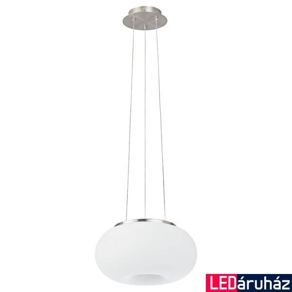 Eglo 86813 Optica 1 ágú függeszték, nikkel, E27 foglalattal, max. 2x60W, IP20