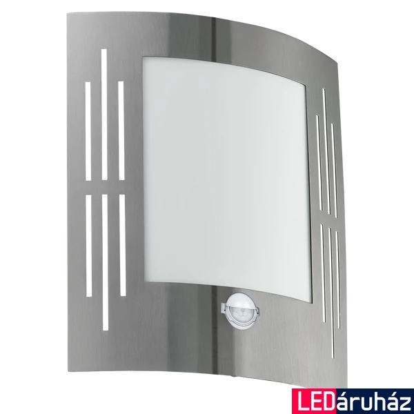 Eglo 88144 City kültéri fali lámpa, rozsdamentes acél (inox), E27 foglalattal, max. 1x60W, IP44