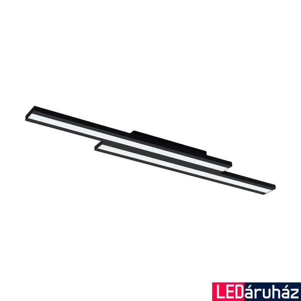 Eglo 900024 Saliteras-Z mennyezeti lámpa, fekete, 2400 lm, 2700K-6500K szabályozható, beépített LED, 21W, IP20