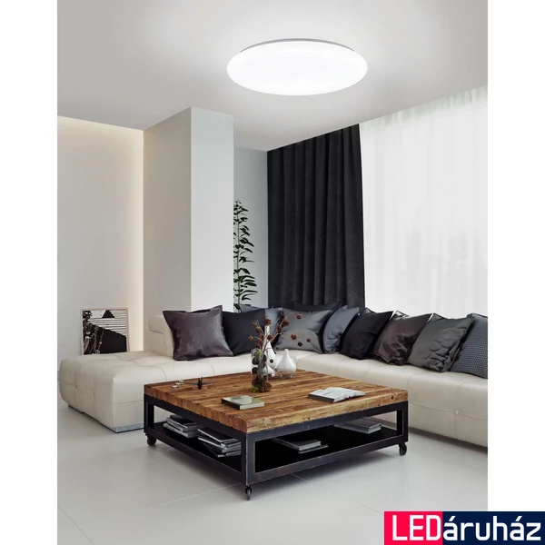 Eglo 900085 Totari-Z mennyezeti lámpa, 56cm átmérő, fehér, 3600 lm, 2700K-6500K szabályozható, beépített LED, 4x8,1W, IP20