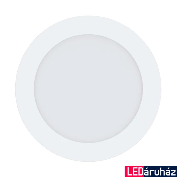 Eglo 900102 Fueva-Z LED panel, süllyesztett, 16,5cm átmérő, fehér, kör, 1250 lm, 2700K-6500K szabályozható, beépített LED, 10,8W, IP20, IP44, 165mm átmérő