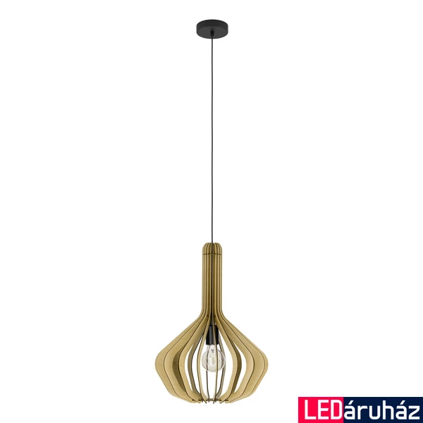 Eglo 900152 Velasco 1 ágú függeszték, fa, E27 foglalattal, max. 1x40W, IP20