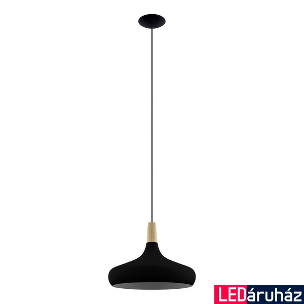 Eglo 900163 Sabinar függeszték, fekete, E27 foglalattal, max. 1x40W, IP20