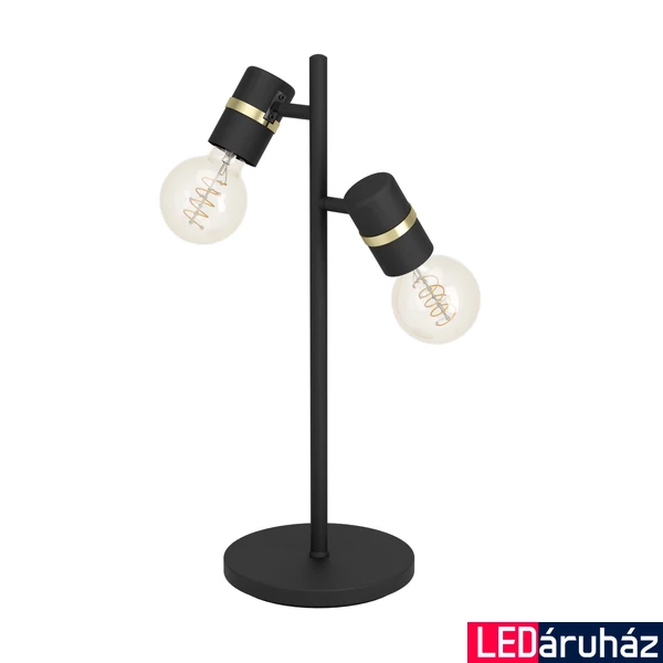 Eglo 900178 Lurone asztali lámpa, fekete, E27 foglalattal, max. 2x10W, IP20
