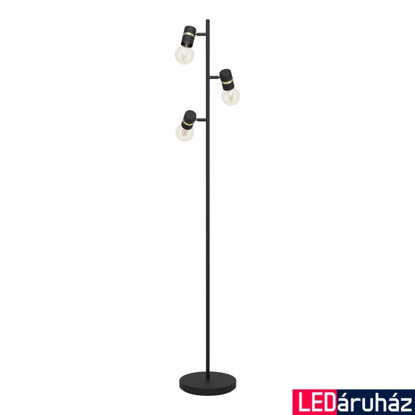 Eglo 900179 Lurone állólámpa, fekete, E27 foglalattal, max. 3x10W, IP20