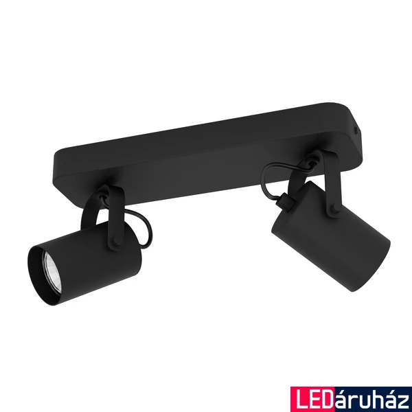 Eglo 900332 Sorego mennyezeti lámpa, fekete, GU10 foglalattal, max. 2x3W, IP20