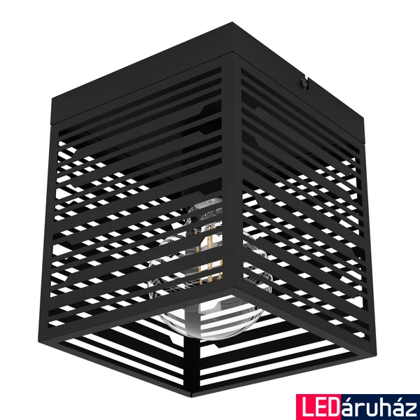 Eglo 900355 Piedritas mennyezeti lámpa, fekete, E27 foglalattal, max. 1x40W, IP20