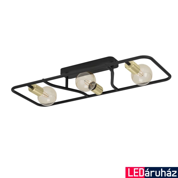 Eglo 900367 Messinaro mennyezeti lámpa, réz, E27 foglalattal, max. 3x40W, IP20