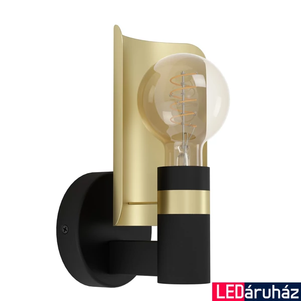 Eglo 900375 Hayes fali lámpa, fekete, E27 foglalattal, max. 1x40W, IP20