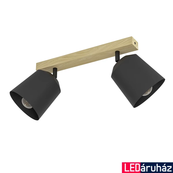Eglo 900432 Cotorro mennyezeti lámpa, fekete, E27 foglalattal, max. 2x25W, IP20