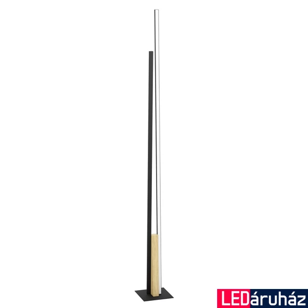 Eglo 900493 Panagria állólámpa, fekete, 2880 lm, 3000K melegfehér, beépített LED, 1x12,8W+1x11,2W, IP20