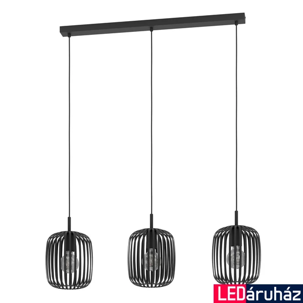 Eglo 900495 Romazzina függeszték, fekete, E27 foglalattal, max. 3x40W, IP20