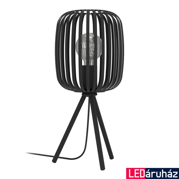 Eglo 900519 Romazzina asztali lámpa, fekete, E27 foglalattal, max. 1x40W, IP20