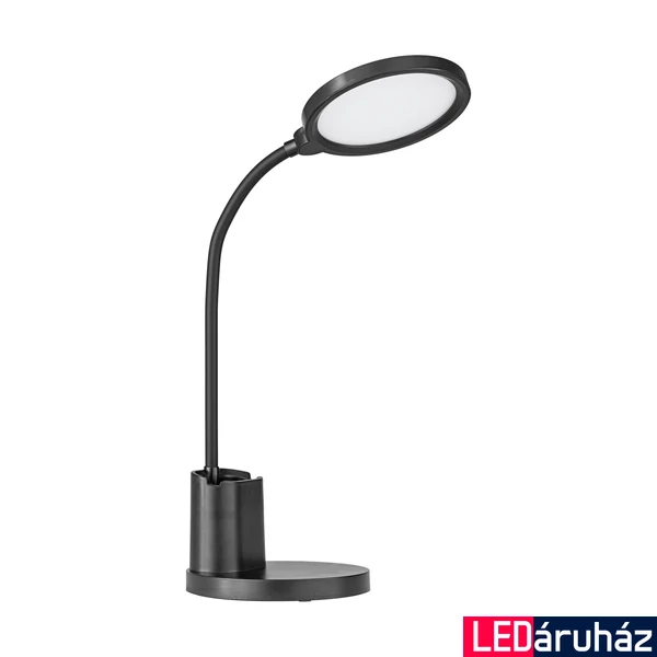 Eglo 900528 Brolini asztali lámpa, CCT, fekete, 300 lm, 2700K-6500K szabályozható, beépített LED, 2,1W, IP20