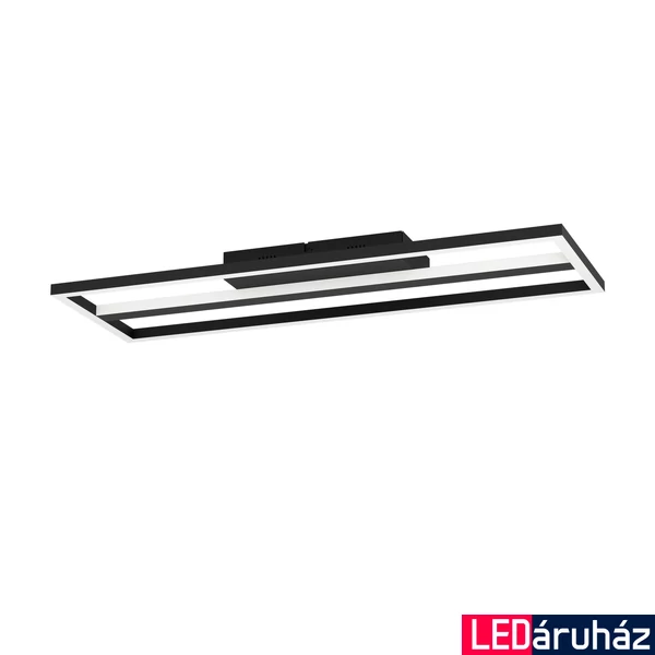 Eglo 900567 Calagrano-Z mennyezeti lámpa, 2700 K - 6500 K + RGB, fekete, 2600 lm, 3000K-6500K szabályozható, beépített LED, 21W, IP20