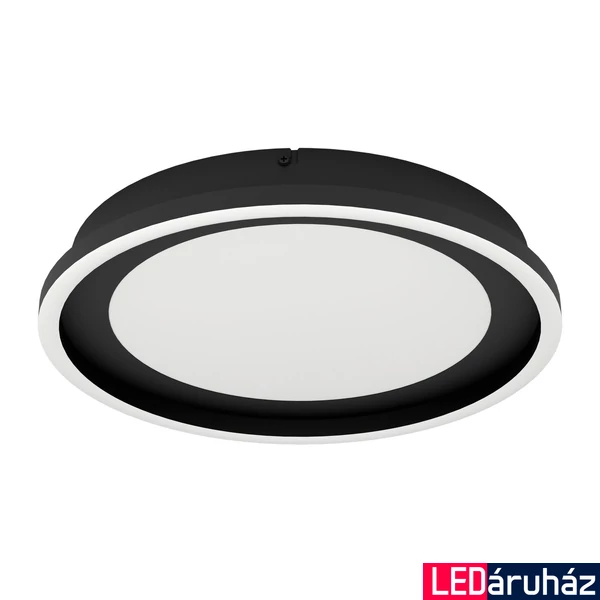 Eglo 900601 Calagrano mennyezeti lámpa, fekete, 1500;1400 lm, 3000K-6500K szabályozható, beépített LED, 11,5W+10W, IP20