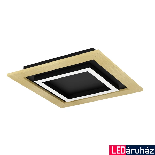 Eglo 900603 Tirrenara mennyezeti lámpa, fekete, 2600 lm, 2700K-6500K szabályozható, beépített LED, 4x5,4W, IP20