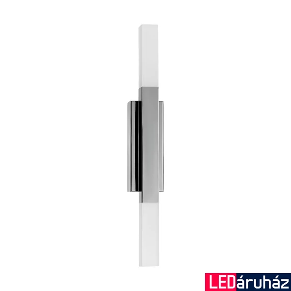 Eglo 900618 Alcudia fürdőszobai fali lámpa, króm, 1200 lm, 3000K melegfehér, beépített LED, 2x5,5W, IP44
