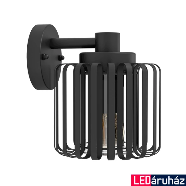 Eglo 900672 Selinus kültéri fali lámpa, fekete, E27 foglalattal, max. 1x40W, IP65