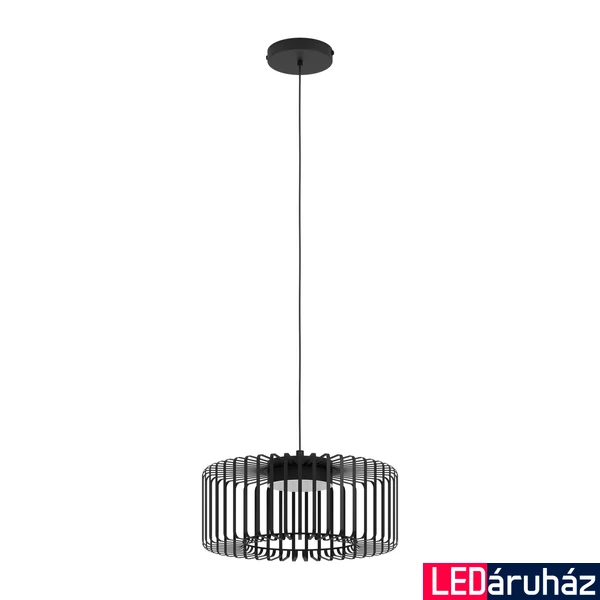 Eglo 900723 Ginestrone-Z 1 ágú függeszték, 2700 K - 6500 K + RGB, fekete, 2450 lm, 2700K-6500K szabályozható, beépített LED, 22W, IP20