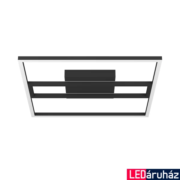 Eglo 900729 Calagrano-Z mennyezeti lámpa, 2700 K - 6500 K + RGB, fekete, 2900 lm, 3000K-6500K szabályozható, beépített LED, 21W, IP20