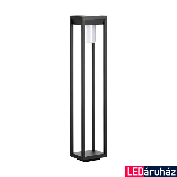 Eglo 900805 Martano kültéri állólámpa, szolár, fekete, 340 lm, 4000K természetes fehér, SOLAR-beépített LED, 3,7W, IP44