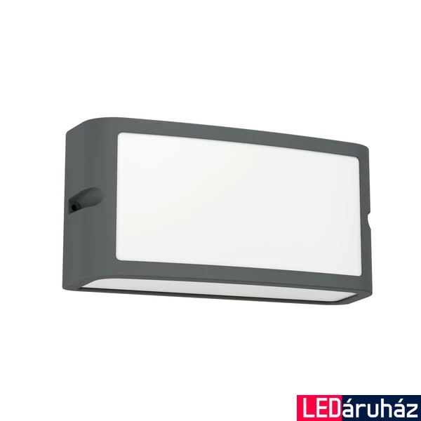 Eglo 900808 Camarda kültéri fali lámpa, antracit, 1200 lm, 4000K természetes fehér, beépített LED, 10,5W, IP54