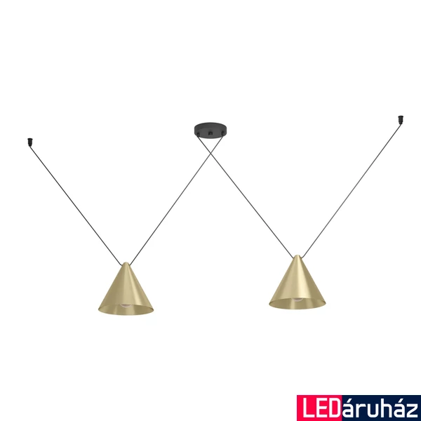 Eglo 900843 Narices 1 függeszték, arany, E27 foglalattal, max. 2x40W, IP20