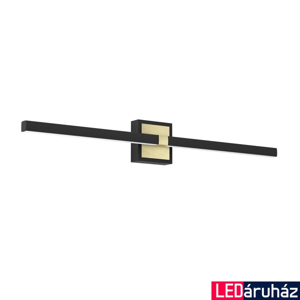 Eglo 900929 Peguera fürdőszobai fali lámpa, fekete, 2000 lm, 3000K melegfehér, beépített LED, 17,5W, IP44
