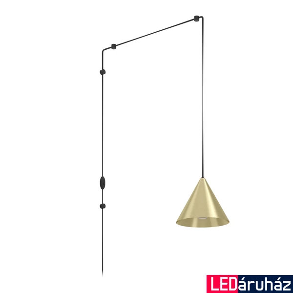 Eglo 900975 Narices függeszték, arany, E27 foglalattal, max. 1x40W, IP20