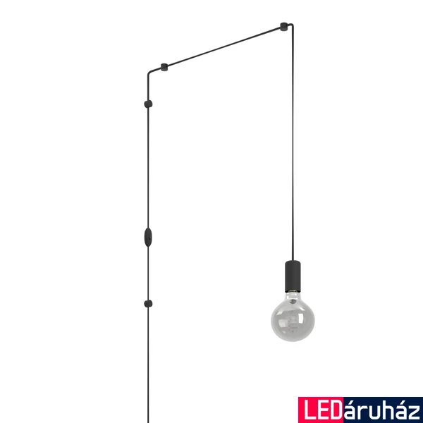 Eglo 900976 Pinetina függeszték, fekete, E27 foglalattal, max. 1x40W, IP20