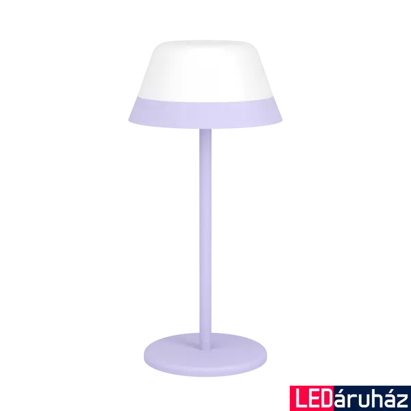 Eglo 900979 Meggiano kültéri asztali lámpa, lila, 170;150 lm, 3000K melegfehér, beépített LED, 1x1,5W+1x0,8W, IP54