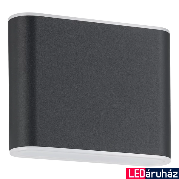 Eglo 901025 Grutti kültéri fali lámpa, CCT, fekete, 640 lm, 3000K-6500K szabályozható, beépített LED, 2x2,9W, IP65