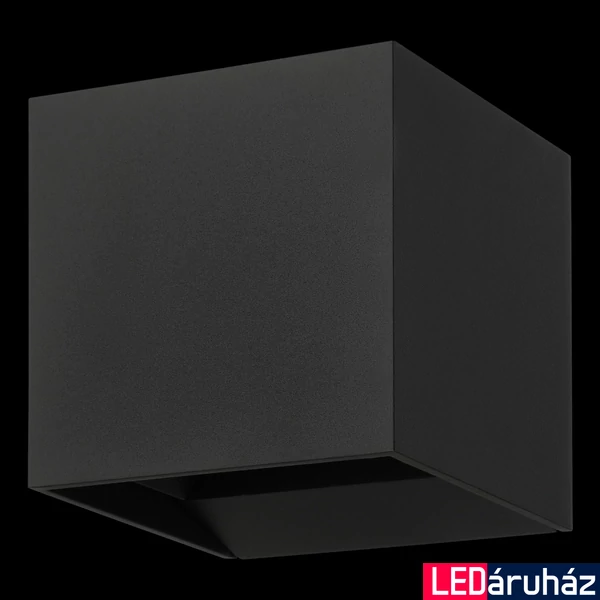 Eglo 901064 Calpino 3 kültéri fali lámpa, fekete, 840 lm, 3000K melegfehér, beépített LED, 2x2,8W, IP54
