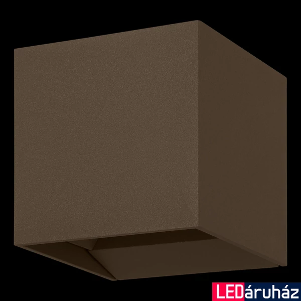 Eglo 901066 Calpino 3 kültéri fali lámpa, barna, 840 lm, 3000K melegfehér, beépített LED, 2x2,8W, IP54