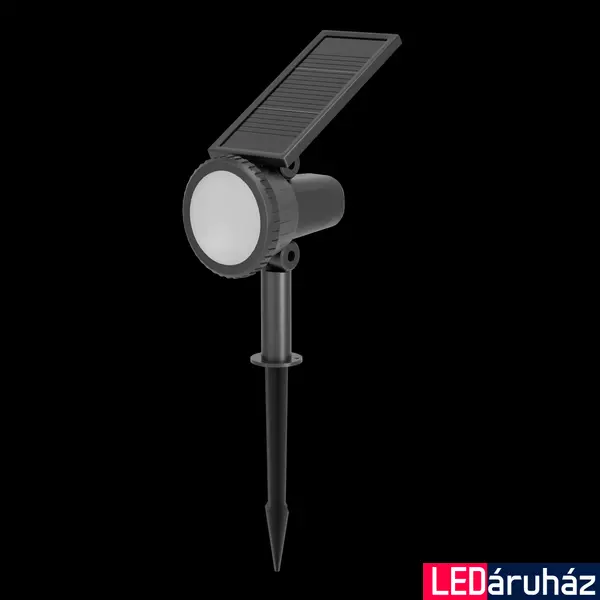 Eglo 901069 Sambuco kültéri leszúrható lámpa, szolár, fekete, 230 lm, 3000K melegfehér, SOLAR-beépített LED, 3W, IP44