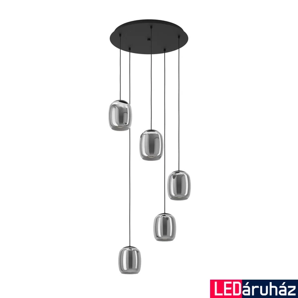 Eglo 901194 Ciampino függeszték, fekete, E27 foglalattal, max. 5x28W, IP20