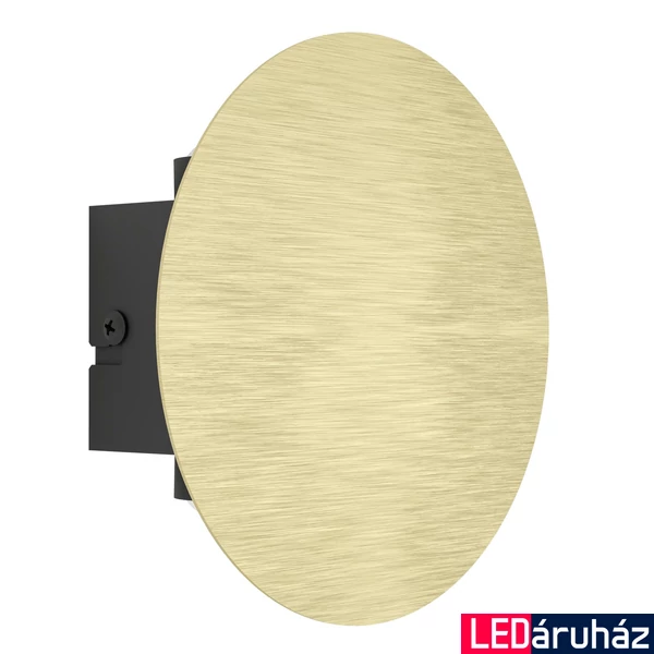 Eglo 901201 Talamello fali lámpa, arany, 500 lm, 3000K melegfehér, beépített LED, 4W, IP20