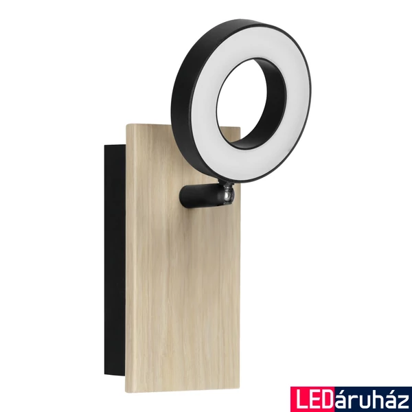 Eglo 901202 Rielves mennyezeti lámpa, fekete, 500 lm, 3000K melegfehér, beépített LED, 1x4,2W, IP20