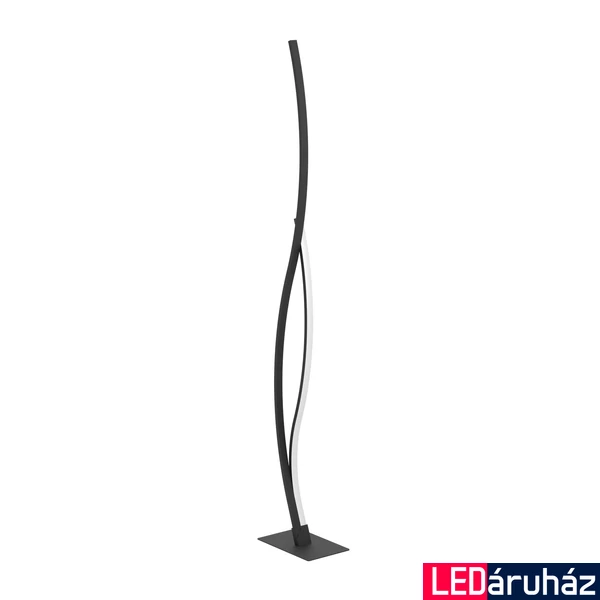 Eglo 901209 Grisolia állólámpa, fekete, 2500 lm, 4000K természetes fehér, beépített LED, 20W, IP20