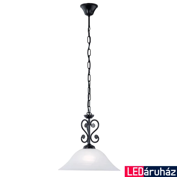 Eglo 91002 Murcia 1 ágú függeszték, fekete, E27 foglalattal, max. 1x60W, IP20