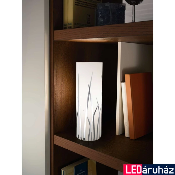 Eglo 92743 Rivato asztali lámpa, opál burával, króm, E27 foglalattal, max. 1x60W, IP20