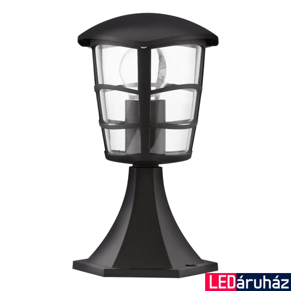 Eglo 93099 Aloria kültéri állólámpa, fekete, E27 foglalattal, max. 1x60W, IP44