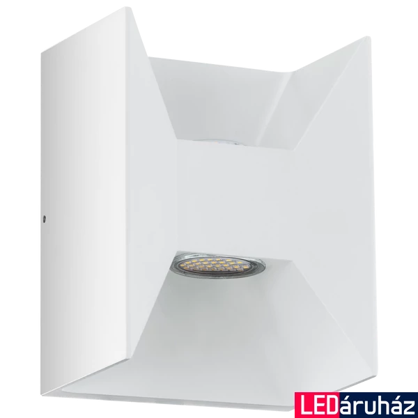 Eglo 93318 Morino kültéri fali lámpa, fehér, 360 lm, 3000K melegfehér, beépített LED, 2x2,5W, IP44
